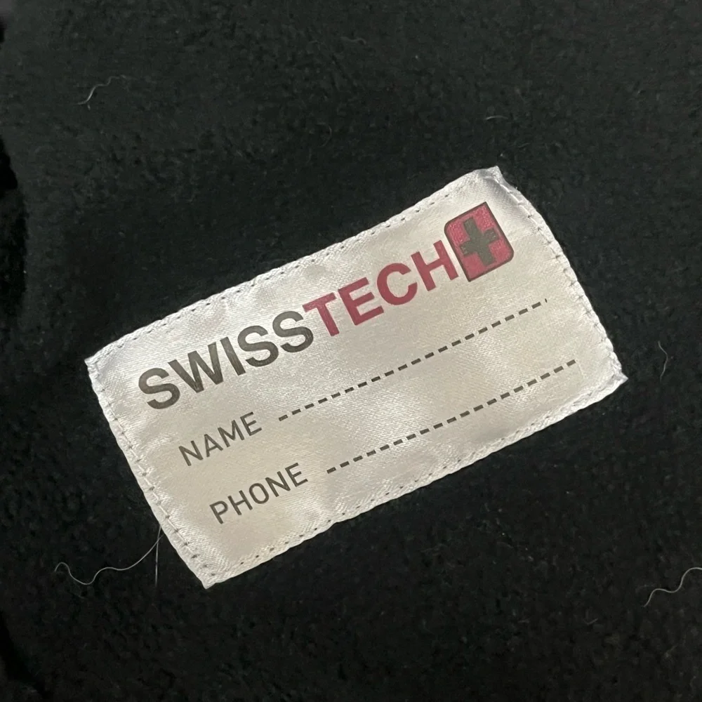 Swiss Tech Toddler Puffer Jacket 12M Black Heavyweight Quilted Hooded Unisex